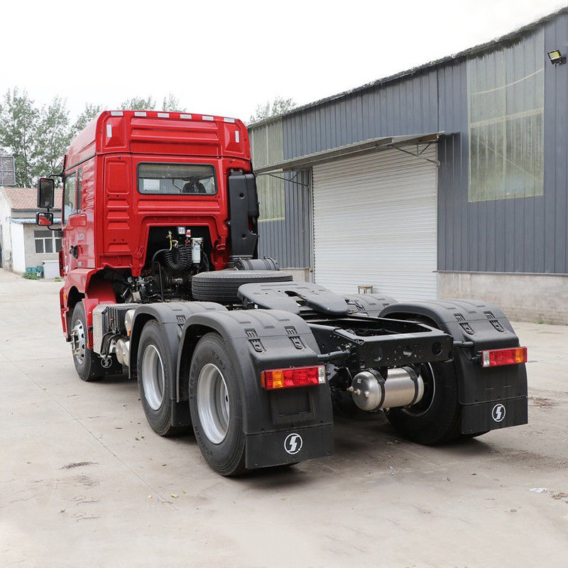 420HP 6X4 Shacman caminhão-trator de segunda mão com pneus 12R22.5 e EURO 5 padrão de emissões
