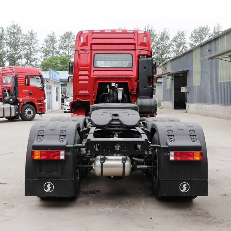 420HP 6X4 Shacman caminhão-trator de segunda mão com pneus 12R22.5 e EURO 5 padrão de emissões