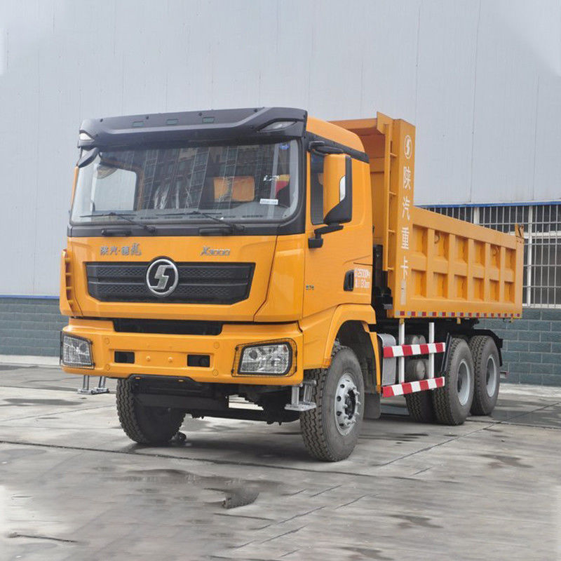 SHACMAN X3000 6x4 375hp Dump Tipper Truck com 360° câmera traseira e sistema multimídia