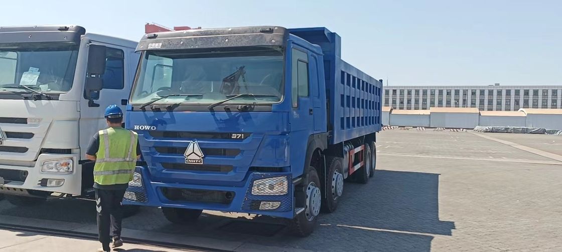 Utilizado HOWO camião de descarga 8x4 camião de descarga de 12 rodas camiões de descarga de 12 rodas para transporte de minas