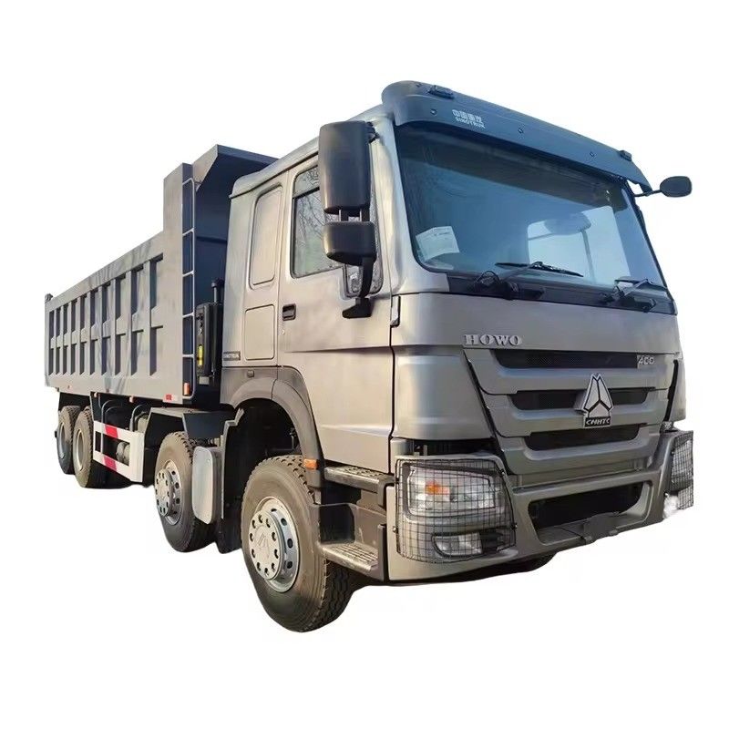 400HP Sinotruk Howo LHD 12 Rodas 8x4 camiões de despejo camiões de descarga com caixa de engrenagem manual