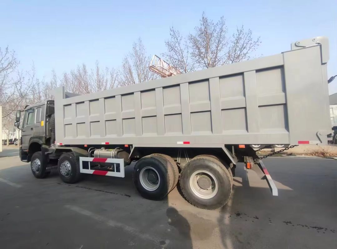 400HP Sinotruk Howo LHD 12 Rodas 8x4 camiões de despejo camiões de descarga com caixa de engrenagem manual