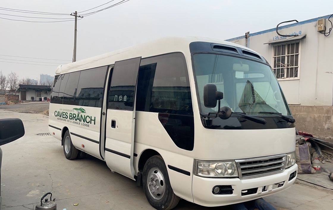 30 lugares Bom estado Diesel usado Toyota Coaster Ônibus Motor Capacidade 6-8L Diesel
