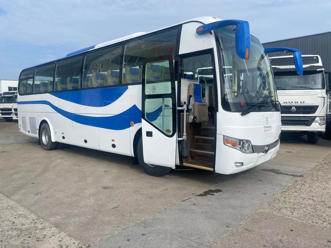 Ônibus turístico de luxo de estilo confortável 12 metros 51 lugares Ônibus de autocarro usado Yu Tong