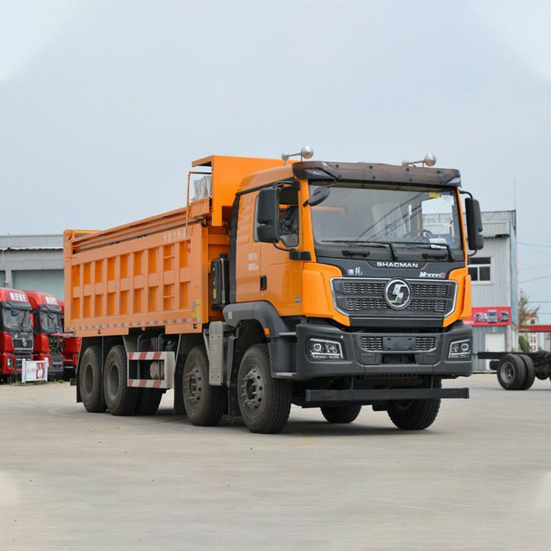 Usado 400hp 8x4 6.8m Shacman Dump Truck Potência de 351-450hp e Sem Ecrã de Toque