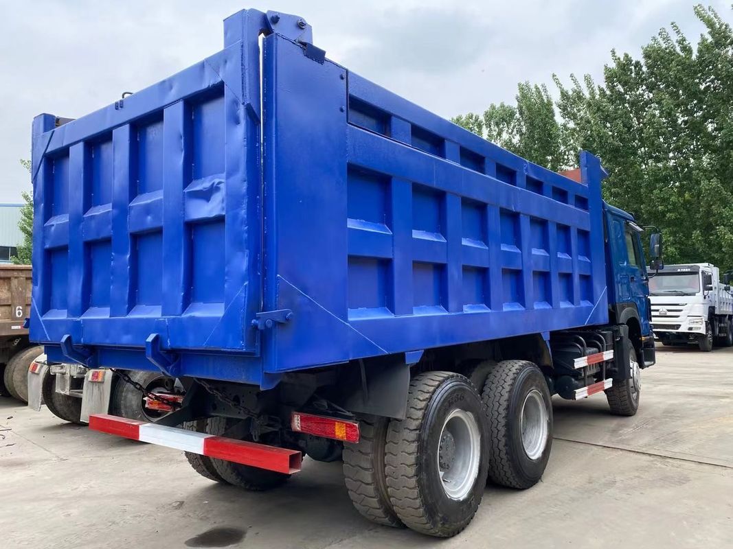Caminhão de descarga de 6x4 usado como caminhão de carregamento de 6x4 com rodas motrizes 6x4 e reserva de depósito