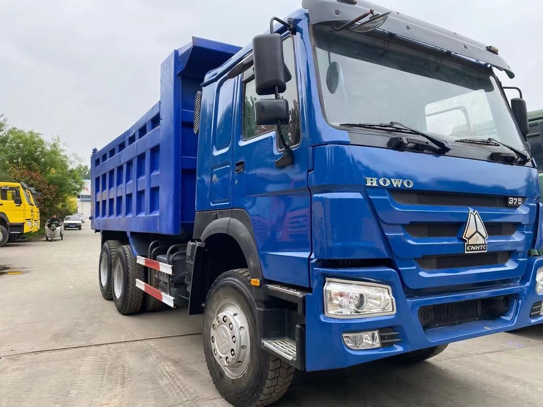 Caminhão de descarga de 6x4 usado como caminhão de carregamento de 6x4 com rodas motrizes 6x4 e reserva de depósito
