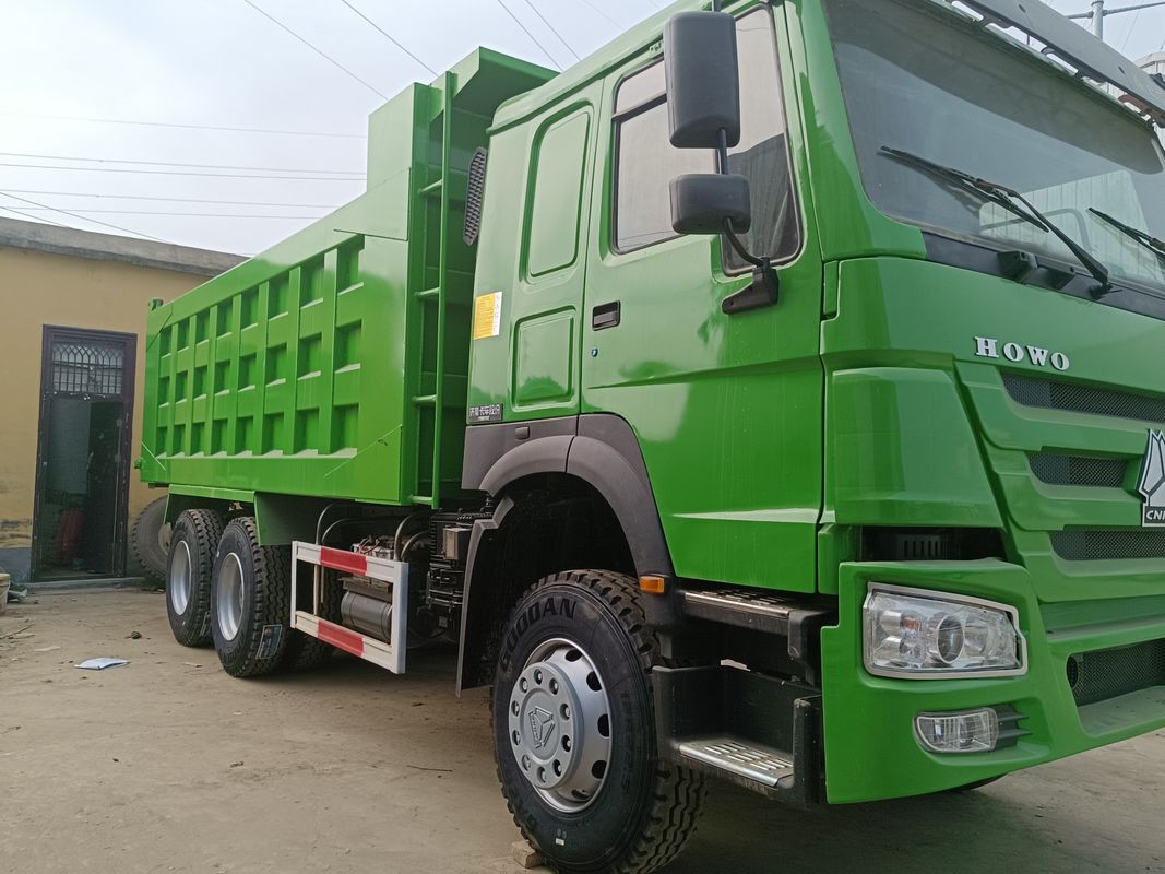 Caminhão de descarga de 6x4 usado como caminhão de carregamento de 6x4 com rodas motrizes 6x4 e reserva de depósito