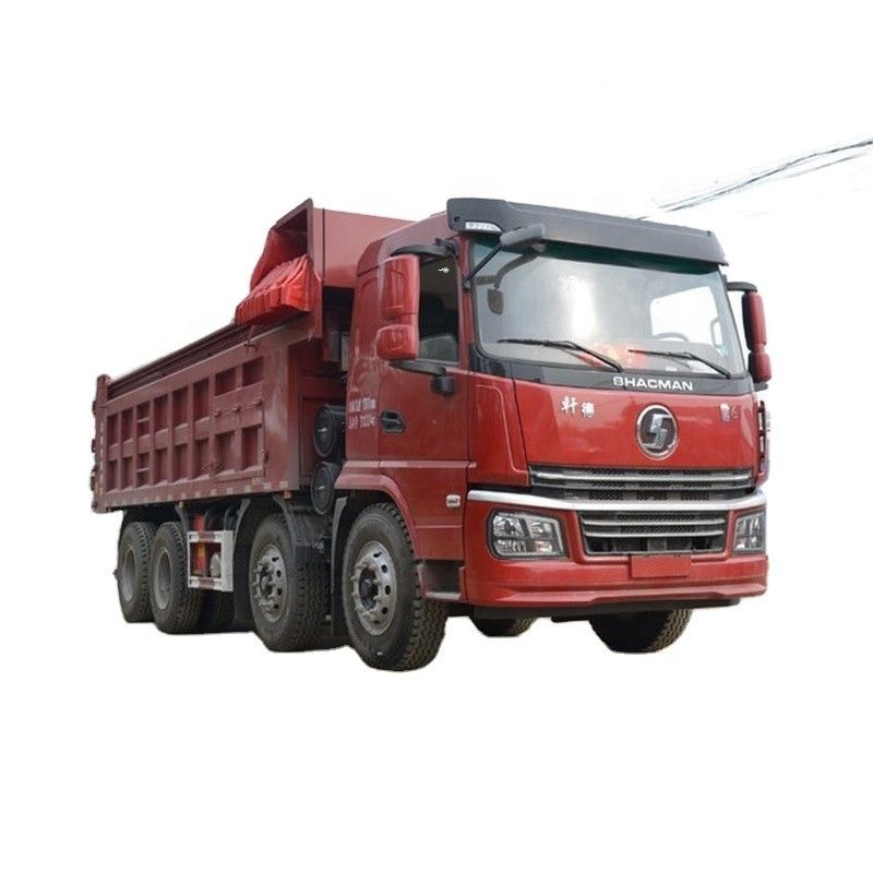Shacman 8x4 12 rodas 8m3 24 metros cúbicos 30T branco pesado camião de lixo usado em boas condições