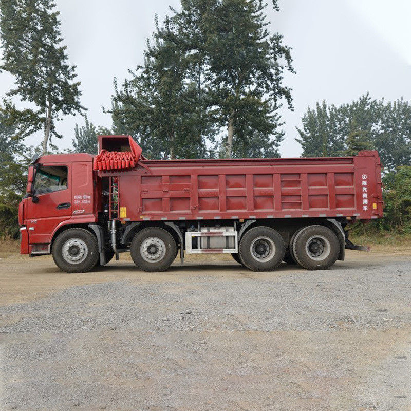 Shacman 8x4 12 rodas 8m3 24 metros cúbicos 30T branco pesado camião de lixo usado em boas condições