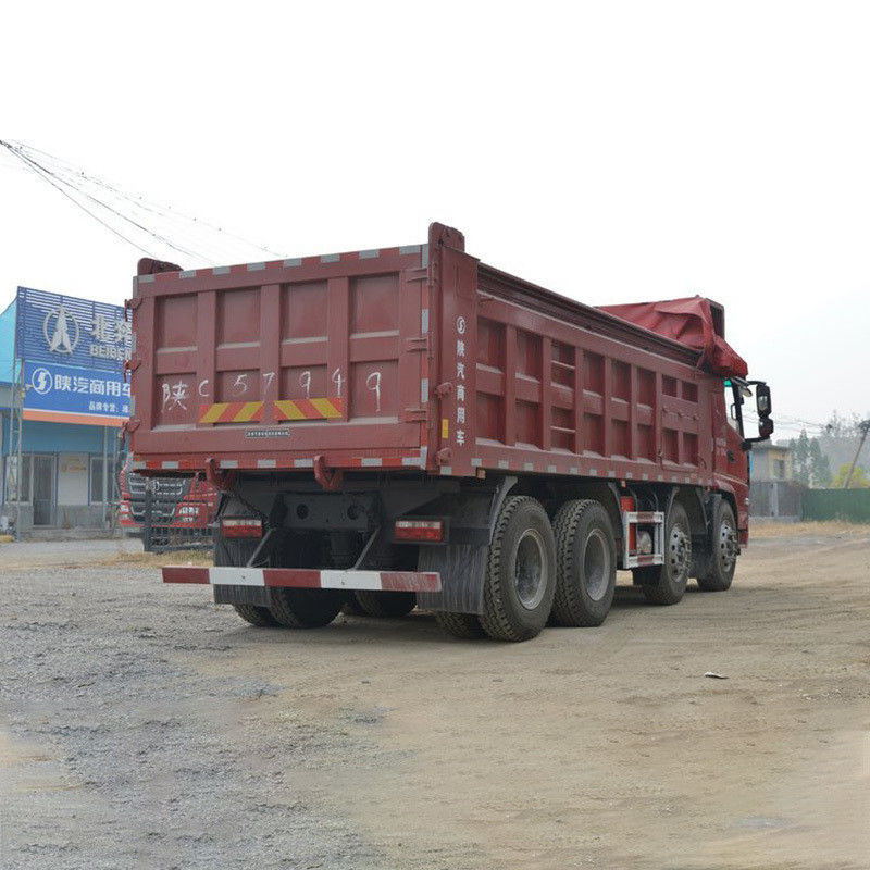 Shacman 8x4 12 rodas 8m3 24 metros cúbicos 30T branco pesado camião de lixo usado em boas condições