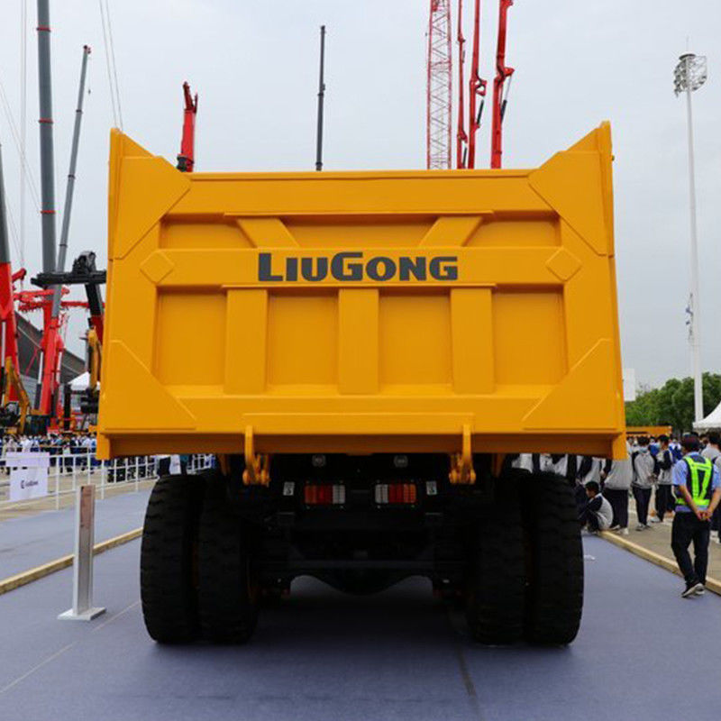 50t caminhões pesados de segunda mão 6X4 8X4 10 Wheel LiuGong caminhão de mineração com direção esquerda