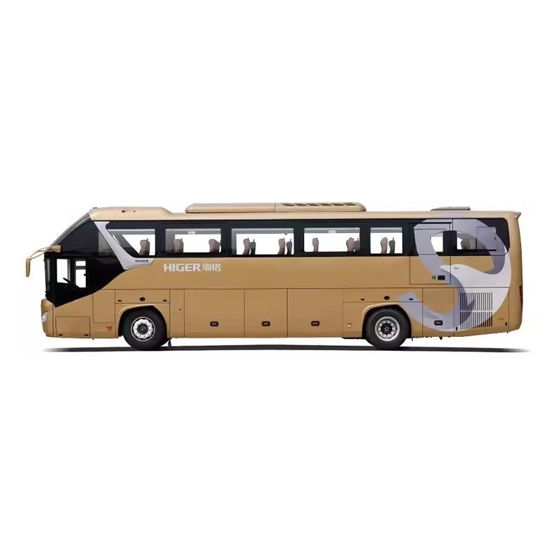 Ônibus usado 55 lugares ônibus de dois andares com transmissão manual 295/80R22.5 Pneus