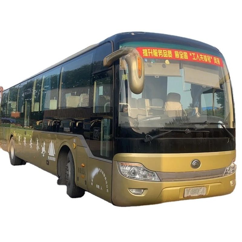 Luxo 12M 65 lugares autocarro usado com motor Yuchai projetado para a sua satisfação