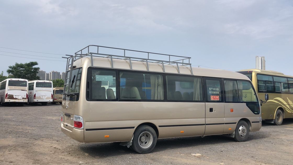 Autocarro Usado Toyota Coaster no Japão 30 lugares com motor 1HZ e pneus 9.00R20