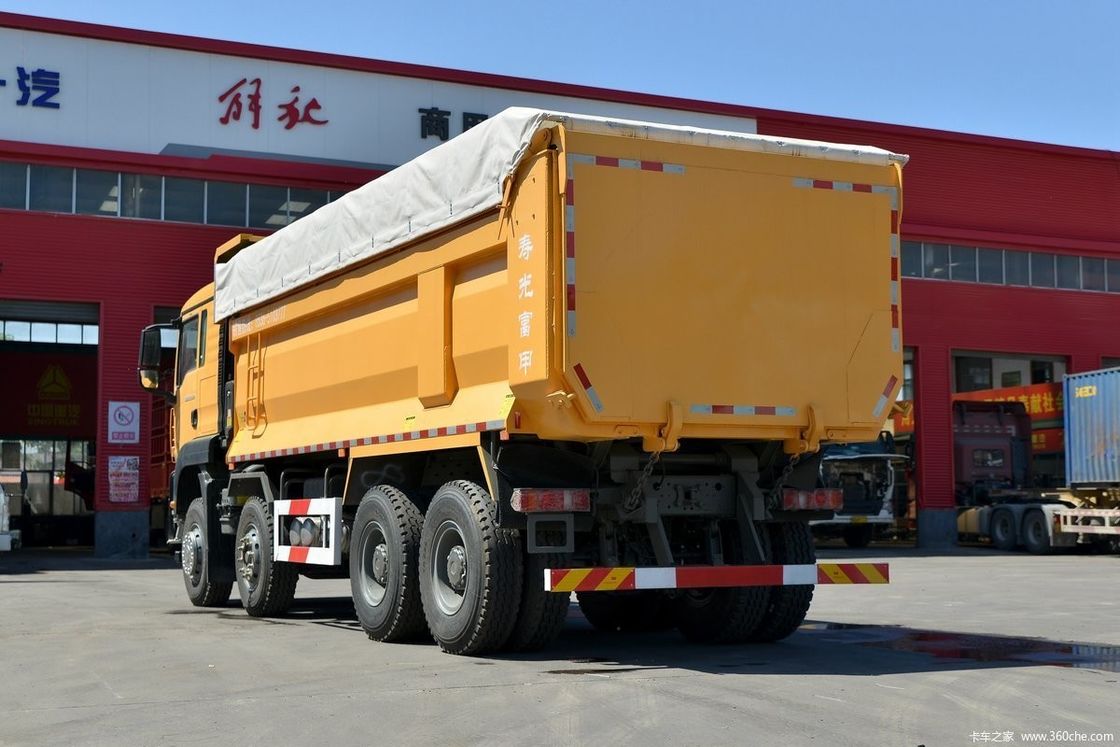 Segmento de camião pesado Sinotruk 371hp camião de descarga usado 8*4 camião para benefício