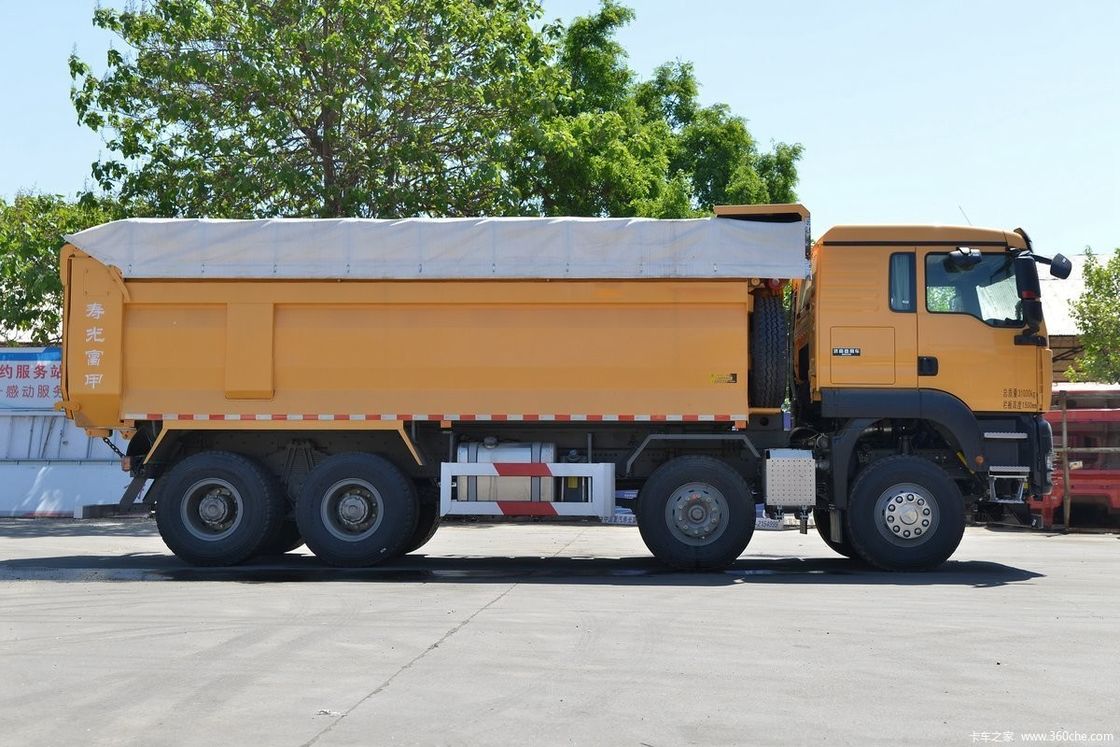 Segmento de camião pesado Sinotruk 371hp camião de descarga usado 8*4 camião para benefício