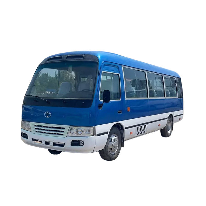 Autocarro usado Toyota Coaster 1HZ Direção à esquerda 30 lugares para viagens de longa distância