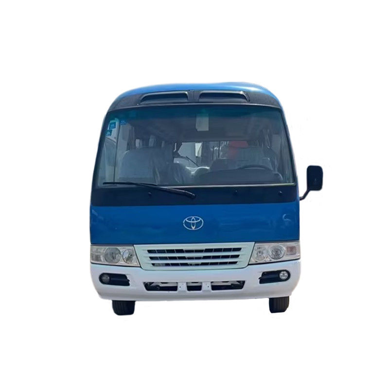 Autocarro usado Toyota Coaster 1HZ Direção à esquerda 30 lugares para viagens de longa distância