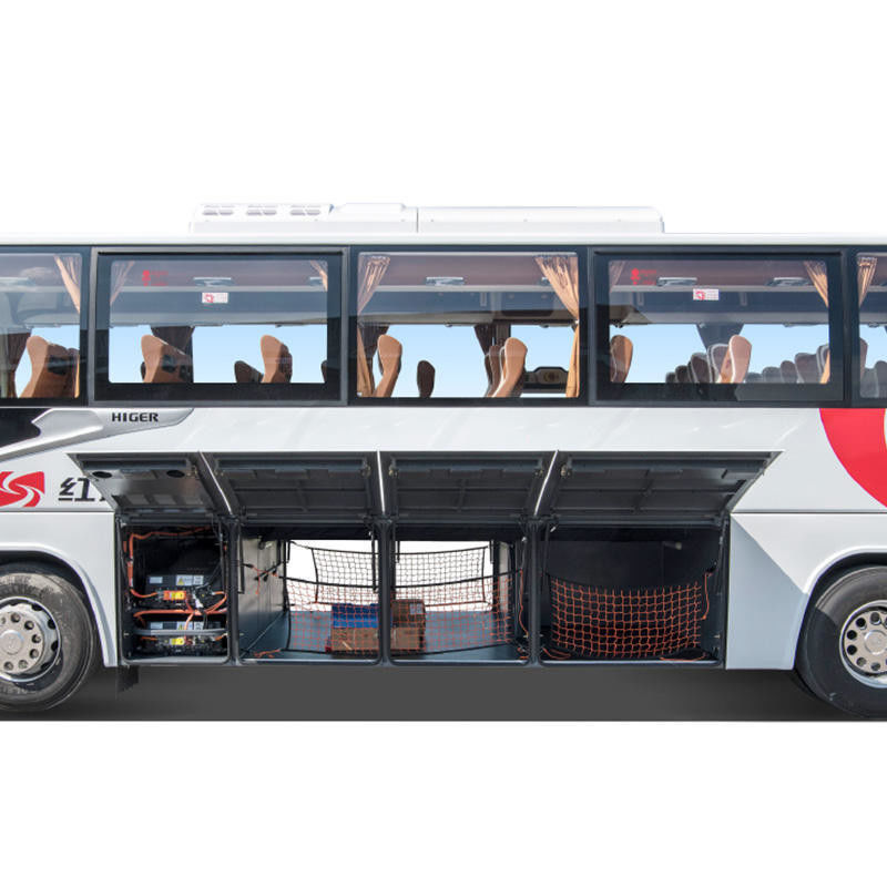 Automóvel de luxo com transmissão manual 50 lugares Diesel Tourist Coach Bus com G.V.W 18000kg