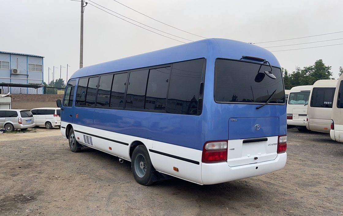Padrão de emissões Euro 3 25 lugares Usado Toyo Ta Coaster Ônibus escolar Alta velocidade 69 Km/h