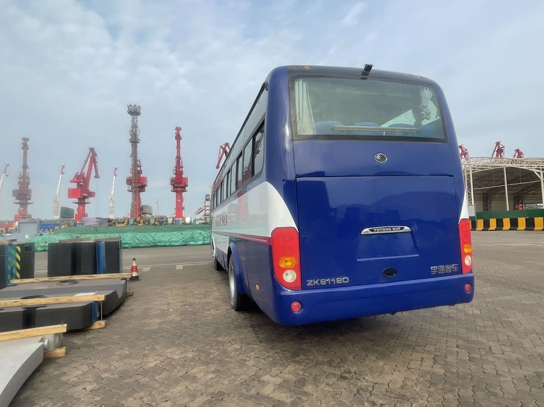 Ônibus de autocarro LHD de 10m 45 lugares ZK6102D com 8,4L de deslocamento e posição de direção LHD
