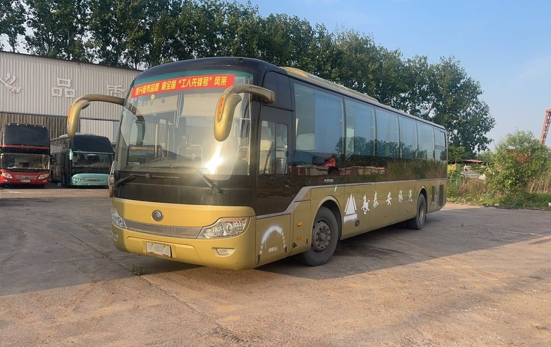 LED ZK 6121 Ônibus de 65 lugares Ônibus de duas portas Bem reformados para transporte