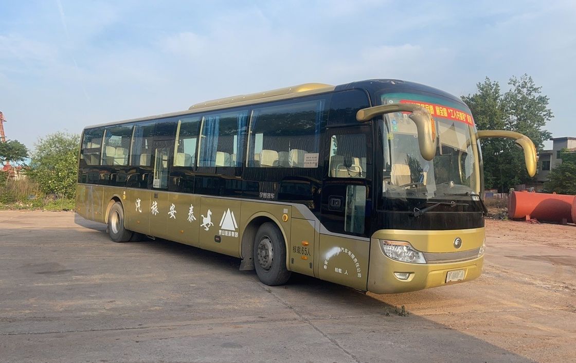 LED ZK 6121 Ônibus de 65 lugares Ônibus de duas portas Bem reformados para transporte