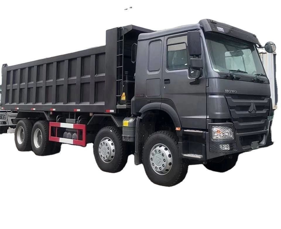 8x4 400hp 12 rodas 50 60 toneladas camiões de descarga com capacidade de tanque de combustível 400-500L