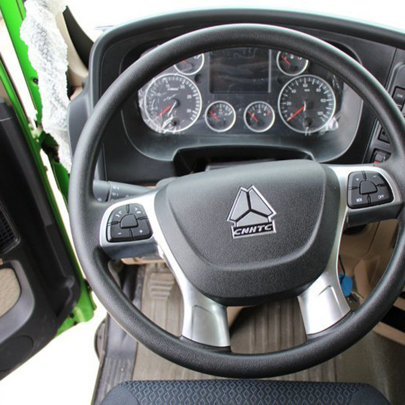 Potente HOWO 6x4 430hp caminhão com 19CBM Box e tanque de combustível capacidade 300-400L