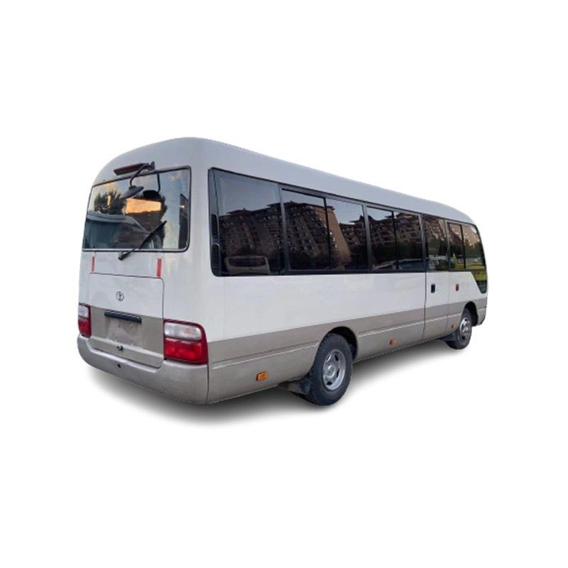 4000 cilindrada Diesel motor branco TOYO TA Coaster Minibus para turismo de passageiros