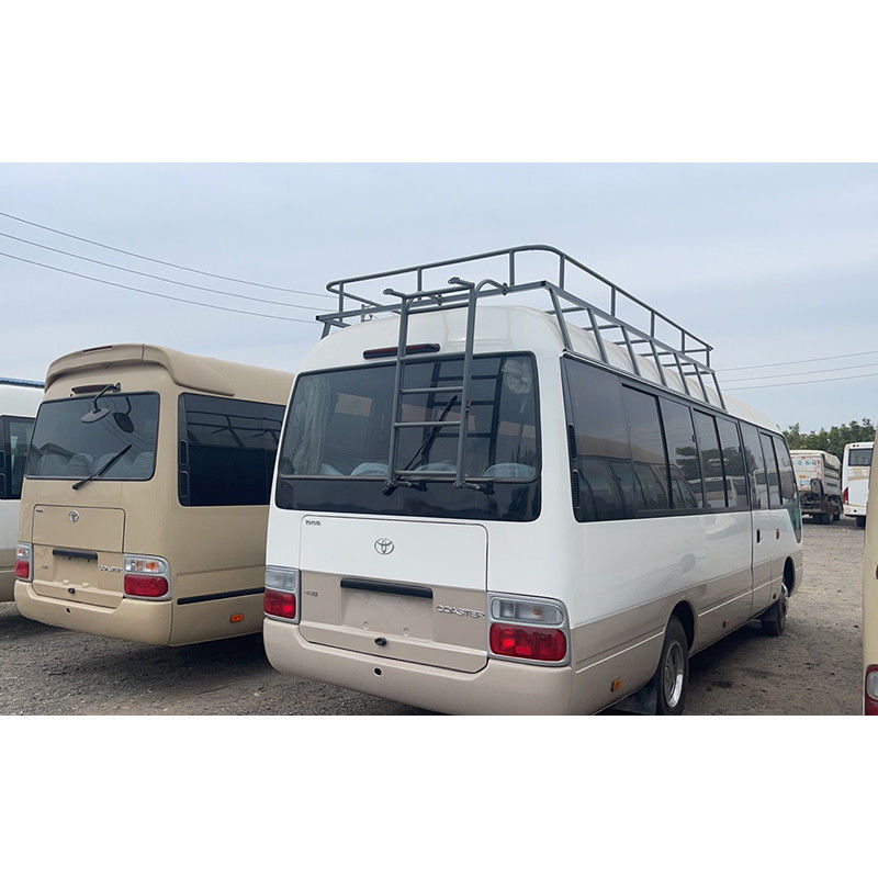 4000 cilindrada Diesel motor branco TOYO TA Coaster Minibus para turismo de passageiros