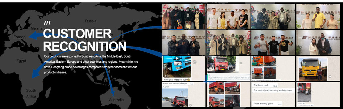 Caminhão de descarga LHD Howo 8x4 remodelado para 3 passageiros e peso bruto do veículo ≥ 30T