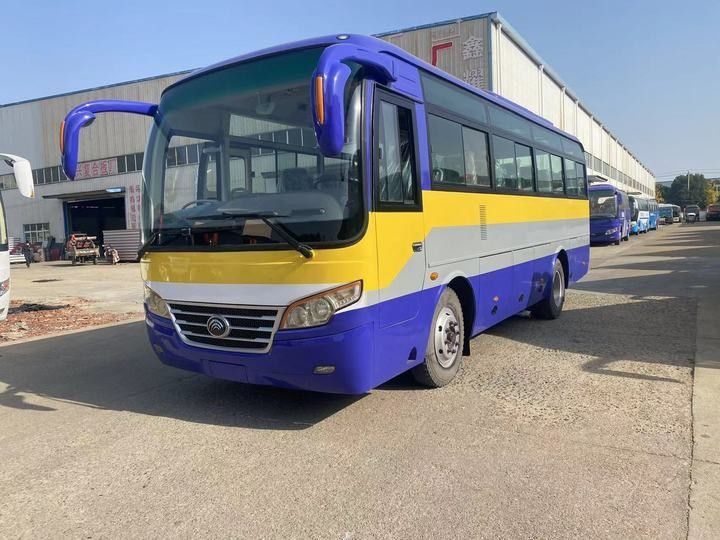 7m 35 assento Motor dianteiro Autocarro usado LHD Posição de direção e velocidade máxima 71-90 km/h