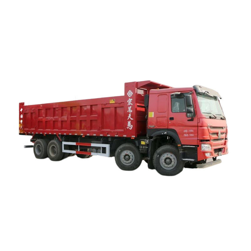 8x4 Sinotruk Howo Dump Truck 12 Wheel 380 HP Dump Tipper Truck com transmissão manual