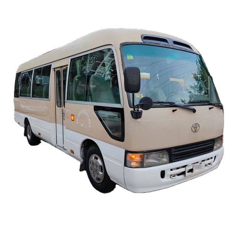 Potência máxima 113/5200kw Toyota Minibus Motor a gasolina e diesel 29 lugares Usado ônibus de montanha-russa
