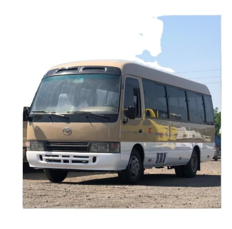 Potência máxima 113/5200kw Toyota Minibus Motor a gasolina e diesel 29 lugares Usado ônibus de montanha-russa