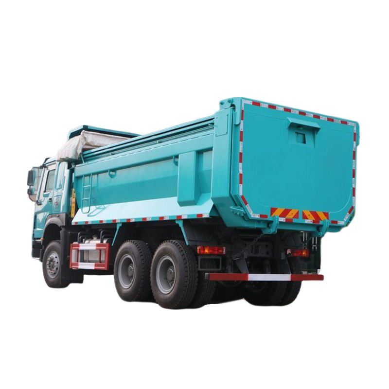 Automático 6 cilindros 380 HP 100 toneladas camião de descarga usado HOWO camião de descarga em boas condições