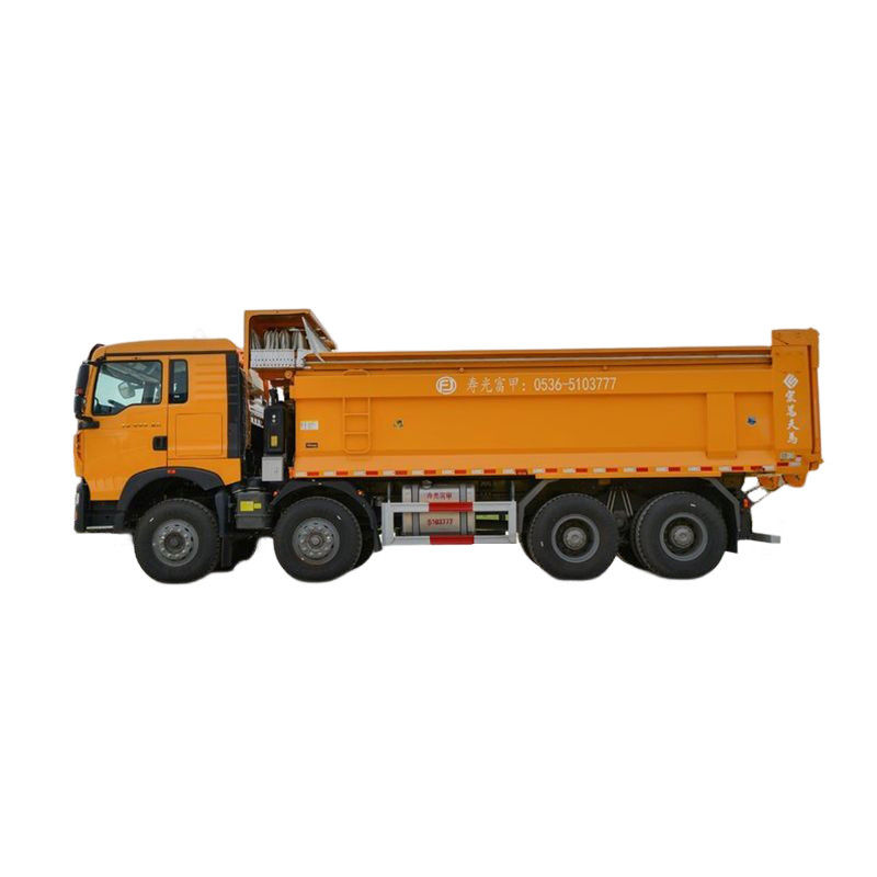 8*4 Sinotruk HOWO camião de descarga pesado 440hp modelo com 300-400L capacidade do tanque de combustível