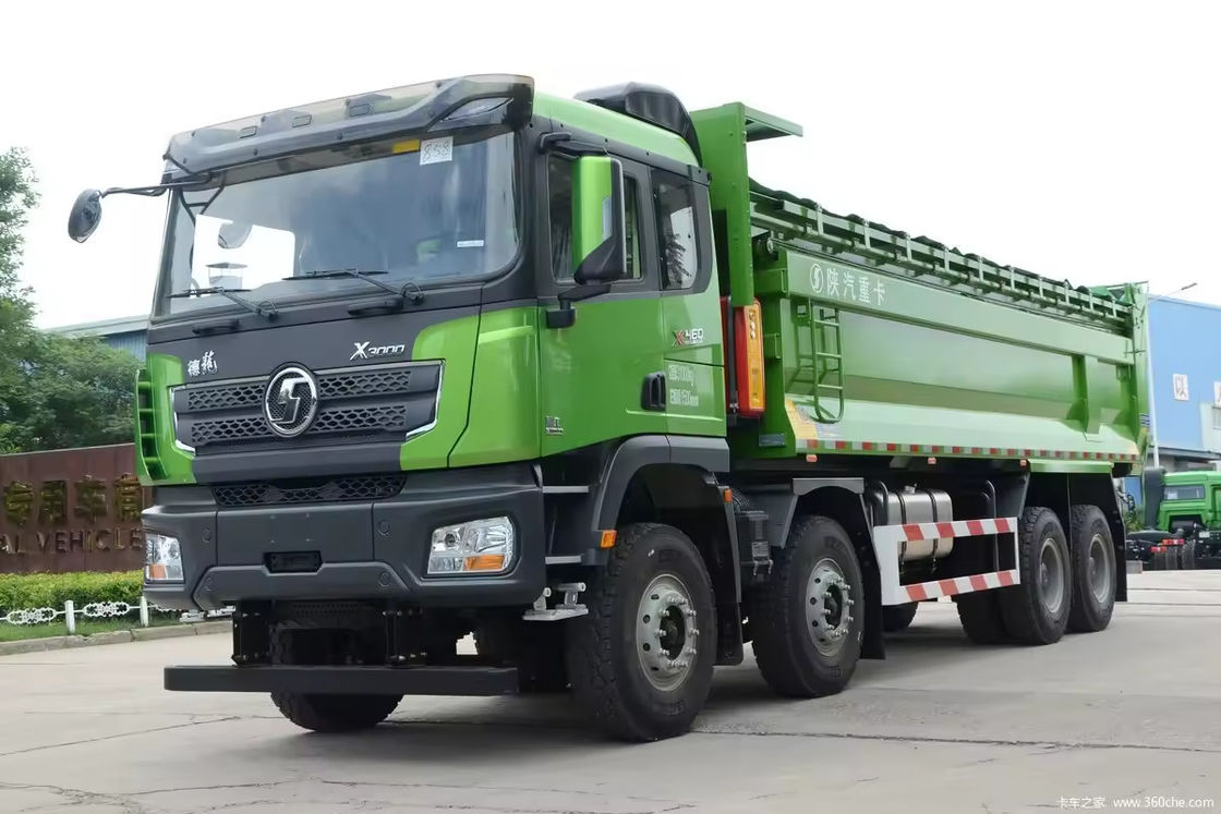 No 12 usado SHACMAN camião de descarga 8X4 6X4 420HP para a mineração pesada