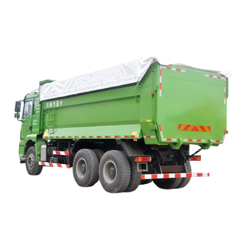 15500 kg Peso bruto do veículo SHACMAN 6x4 camião de descarga 350HP 100 toneladas 360° câmera traseira