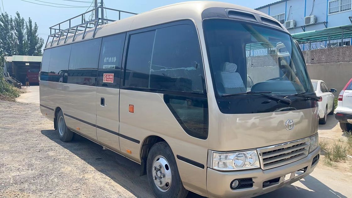 Capacidade de 30 lugares Caminhão de ônibus usado em bom estado Motor diesel Norma de emissões Euro 3