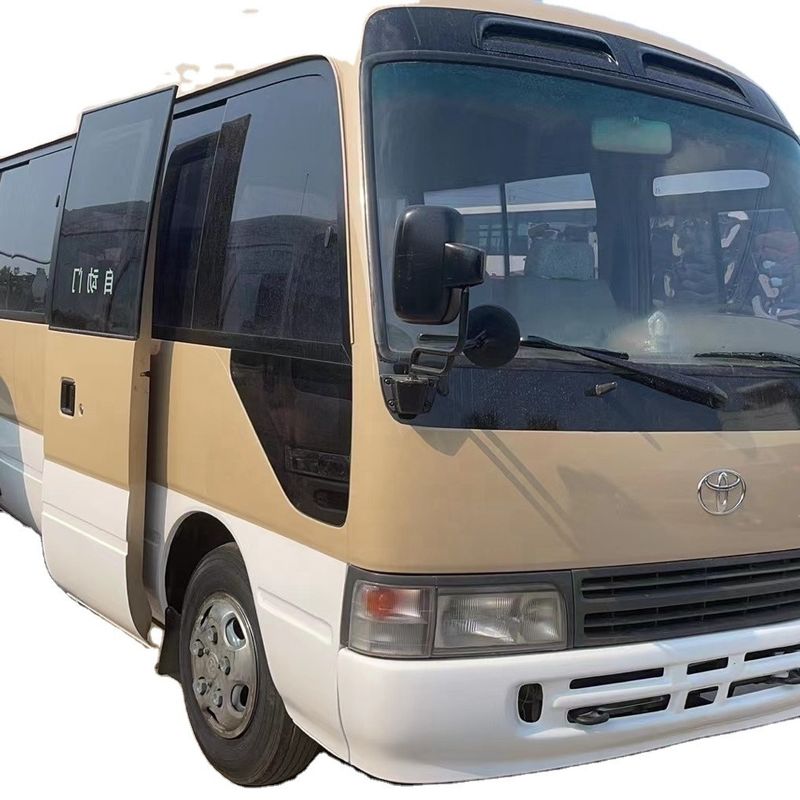 Motor diesel usado 30 lugares Toyota Coaster Bus em bom estado Tipo de transmissão manual