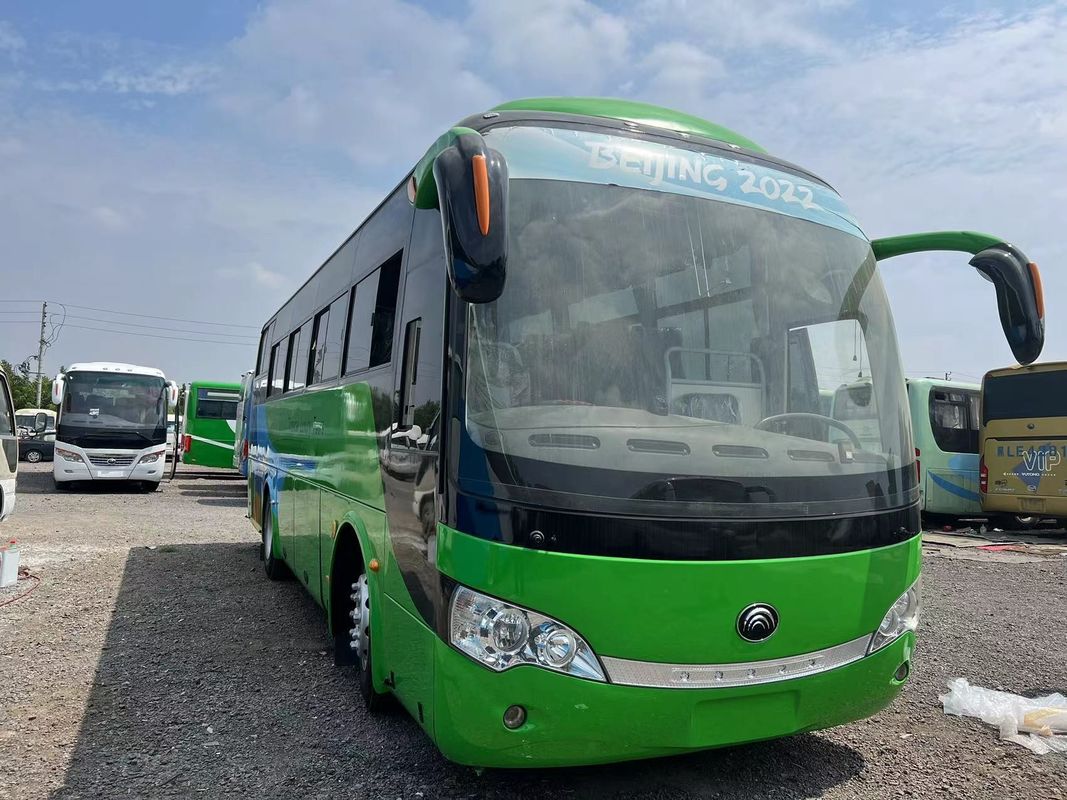 Boa condição 57 lugares RHD transmissão manual autocarro usado com suspensão de mola de folha