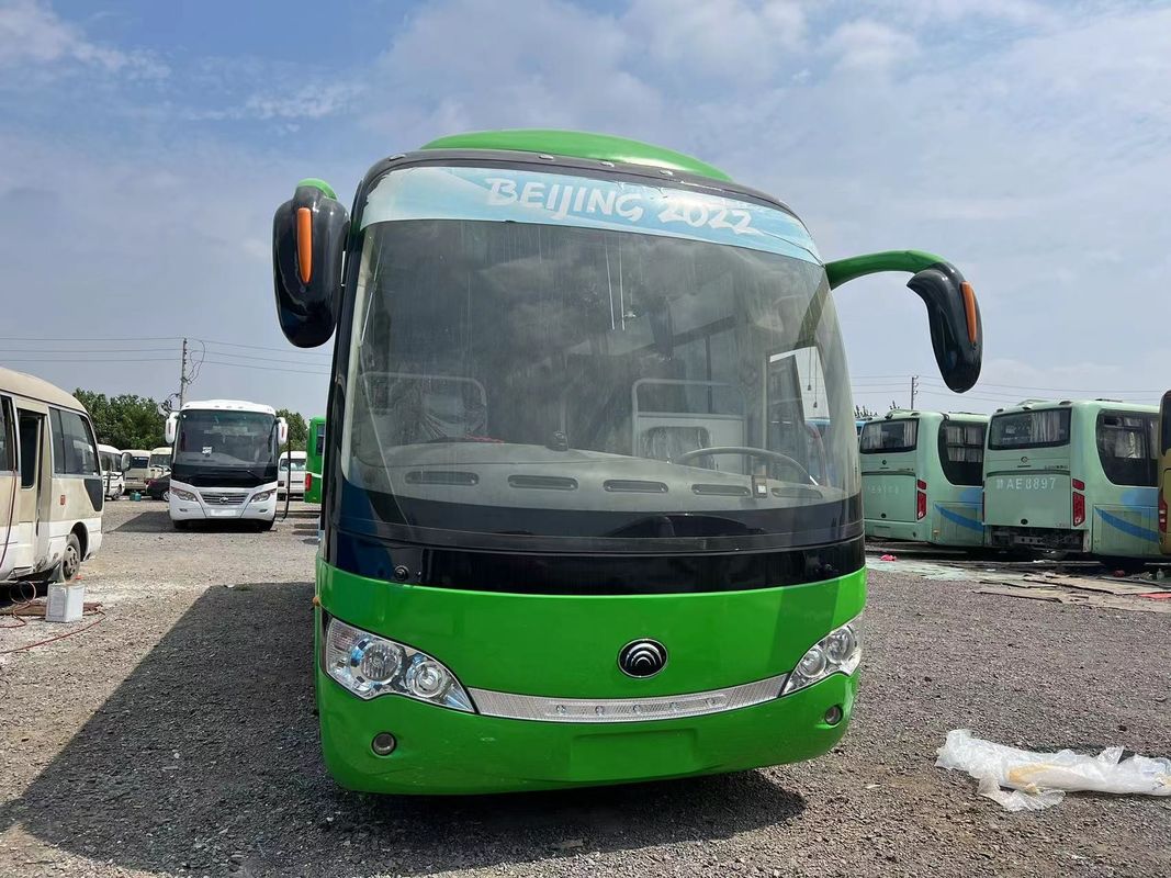 Boa condição 57 lugares RHD transmissão manual autocarro usado com suspensão de mola de folha