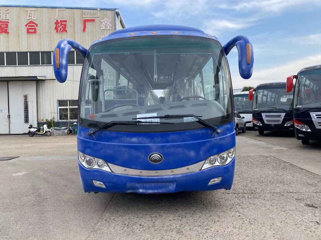 Autobus de luxo de 35 lugares Autobus usado com emissões Euro 3 e direção assistida
