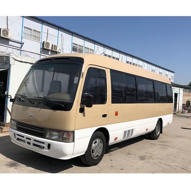 Motor Yuchai Minibus Toyota Coaster Usado com 30 lugares e padrão de emissões Euro 2