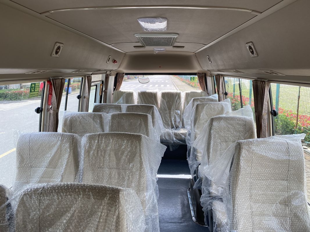 4 cilindros em linha motor 7m 22 lugares ônibus de montanha-russa para transporte confortável