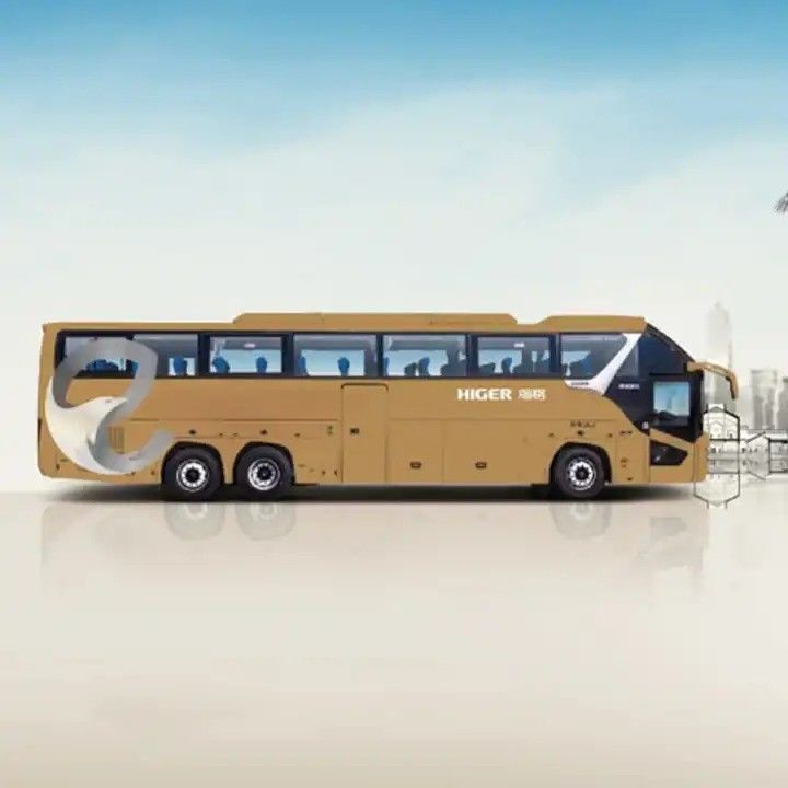 Luxury Diesel 50 lugares de passageiros ônibus autocarro ônibus com LHD tipo de condução e capacidade do motor 8L