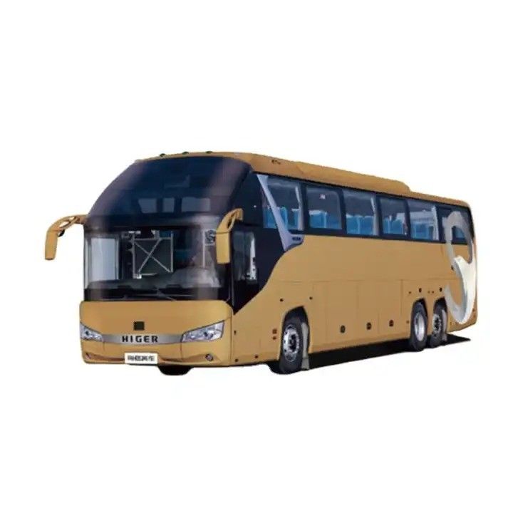 Luxury Diesel 50 lugares de passageiros ônibus autocarro ônibus com LHD tipo de condução e capacidade do motor 8L